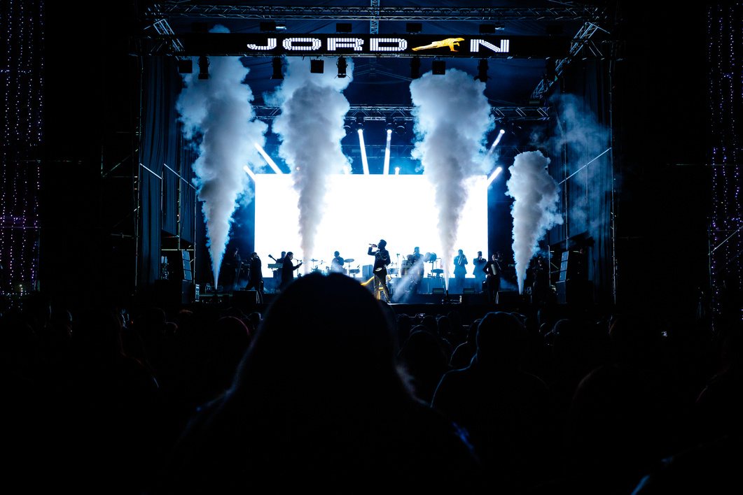 Jets de CO2 en concierto en vivo — EFS Chile